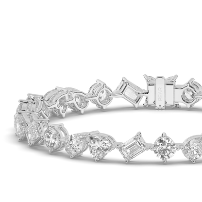 Multishape Lab-Grown Diamonds Tennis Bracelet