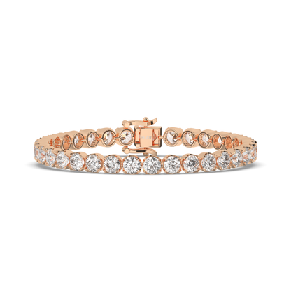 Round Cut Lab-grown Diamonds Tennis Bracelet