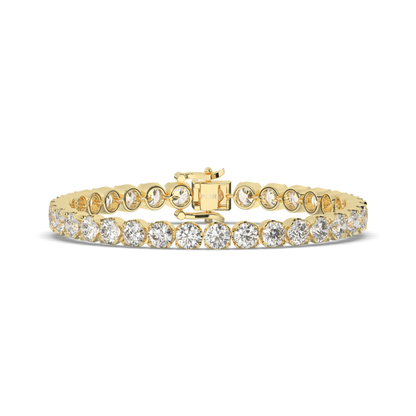 Round Cut Lab-grown Diamonds Tennis Bracelet