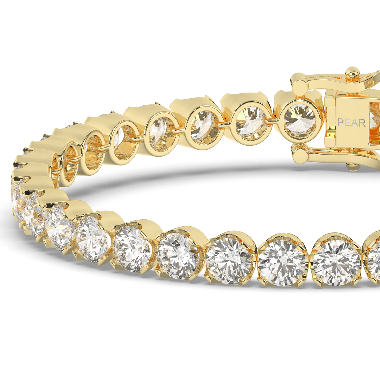 Round Cut Lab-grown Diamonds Tennis Bracelet