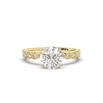 Round Lab-Grown Diamond Solitaire Engagement Ring