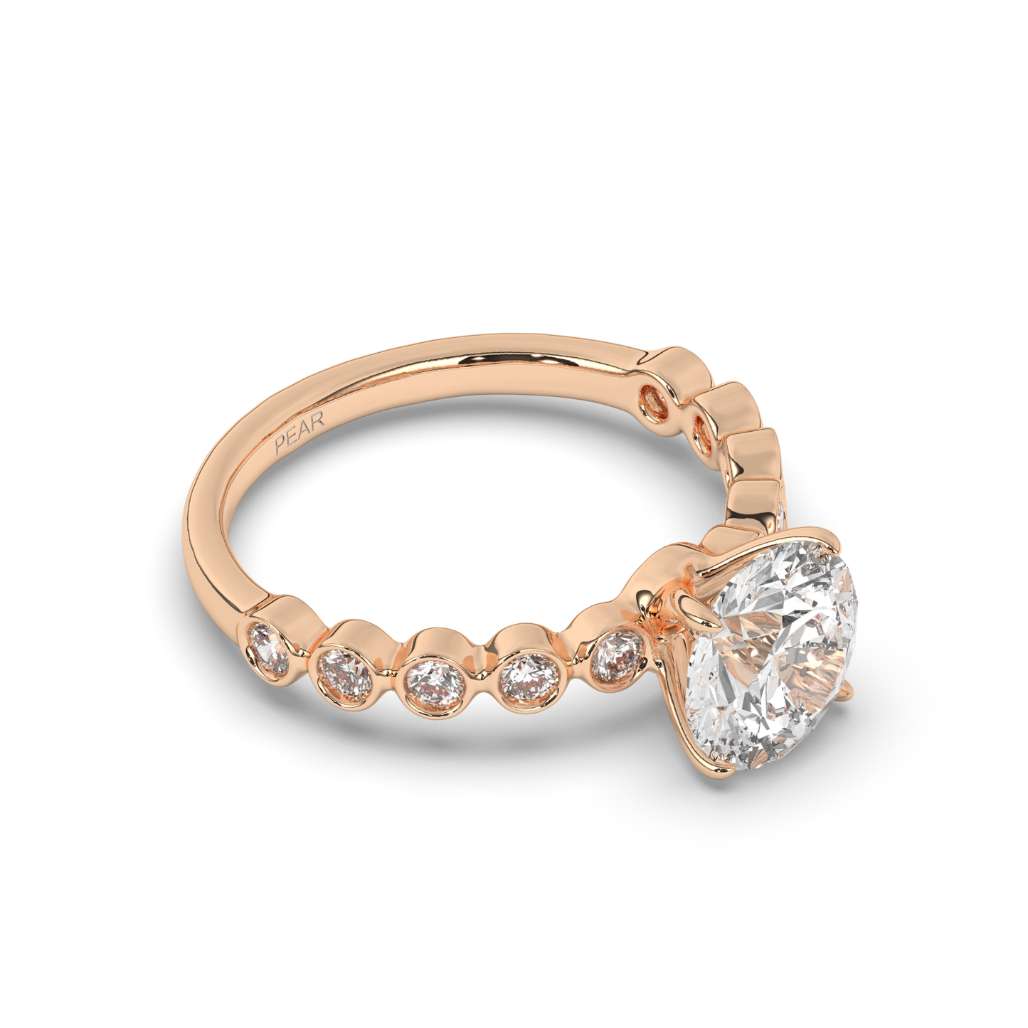 Round Lab-Grown Diamond Solitaire Engagement Ring