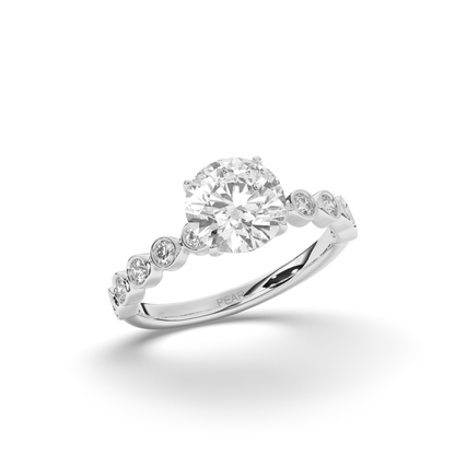 Round Lab-Grown Diamond Solitaire Engagement Ring