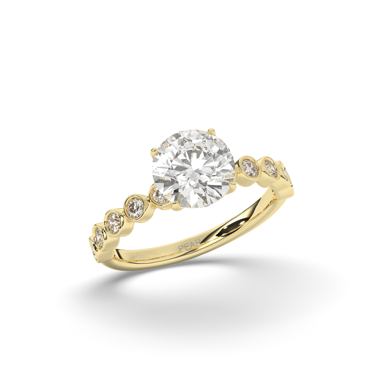 Round Lab-Grown Diamond Solitaire Engagement Ring