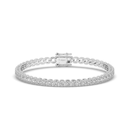 Infinite Ellipses Lab-grown Diamond Tennis Bracelet