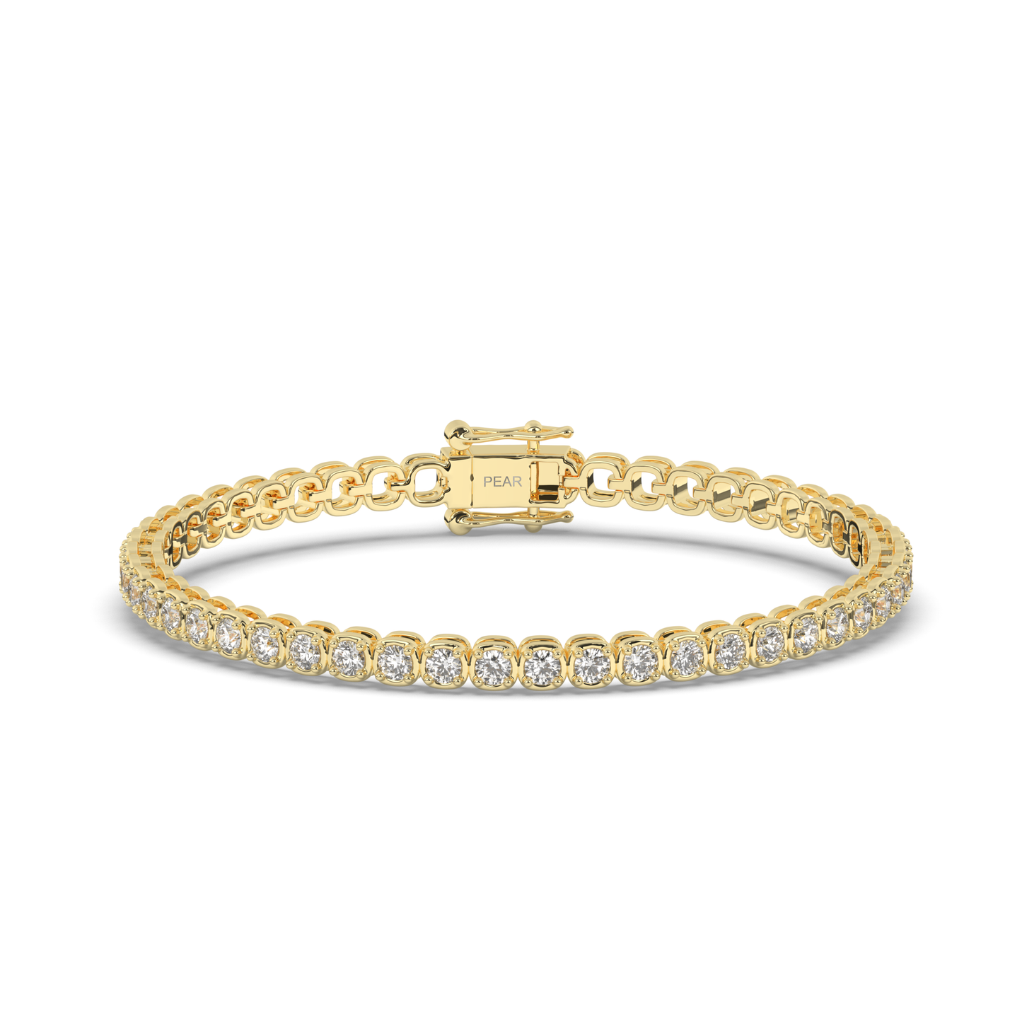 Infinite Ellipses Lab-grown Diamond Tennis Bracelet