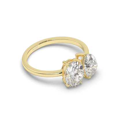 Toi Et Moi Pear & Oval Lab-Grown Diamond Ring