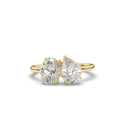 Toi Et Moi Pear & Oval Lab-Grown Diamond Ring