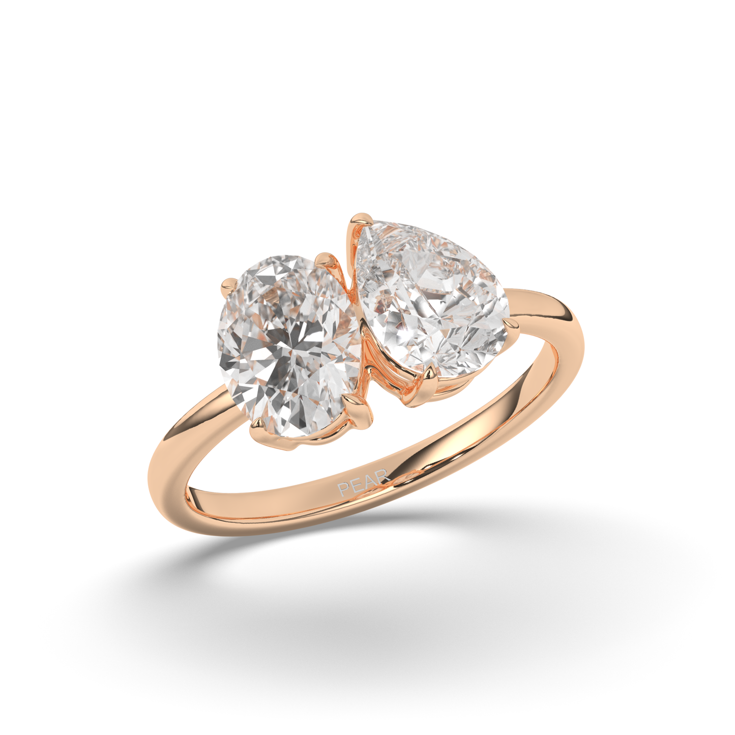 Toi Et Moi Pear & Oval Lab-Grown Diamond Ring