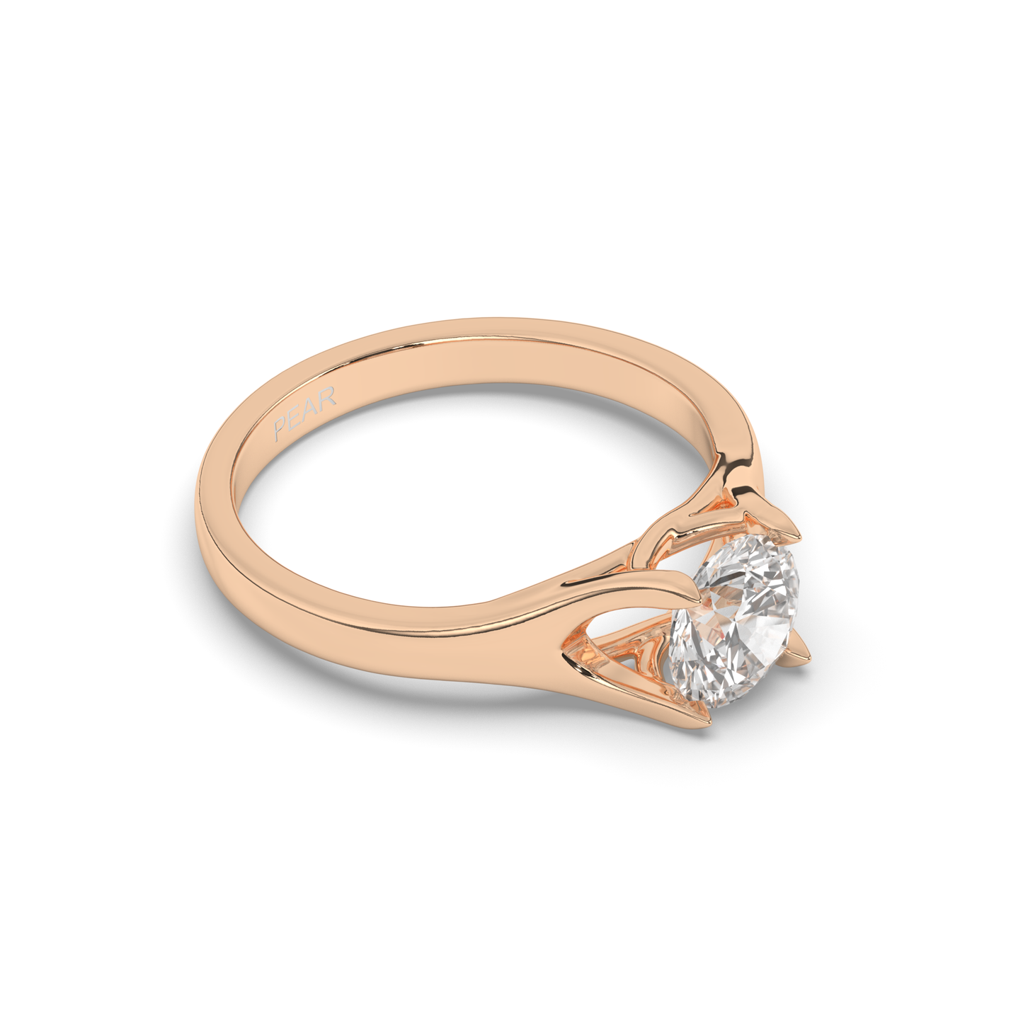 Lab-Grown Diamonds Classic Round Solitaire Ring