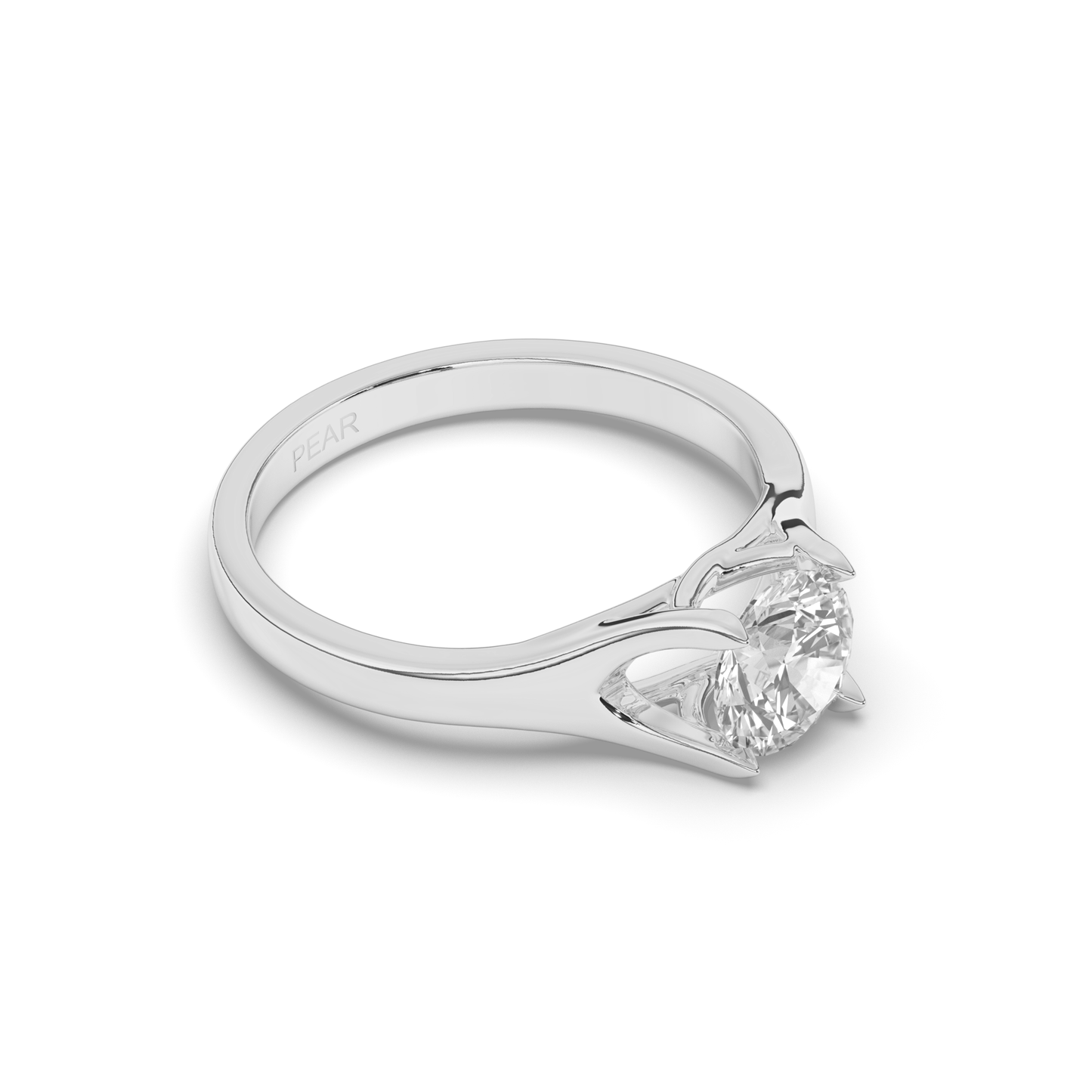 Lab-Grown Diamonds Classic Round Solitaire Ring