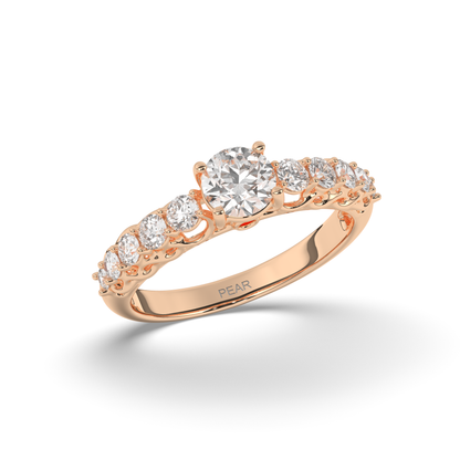 Solitaire Multi-Stone Lab-Grown Diamond Ring