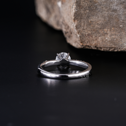 Seven-Stone Round Lab-Grown Diamond Ring