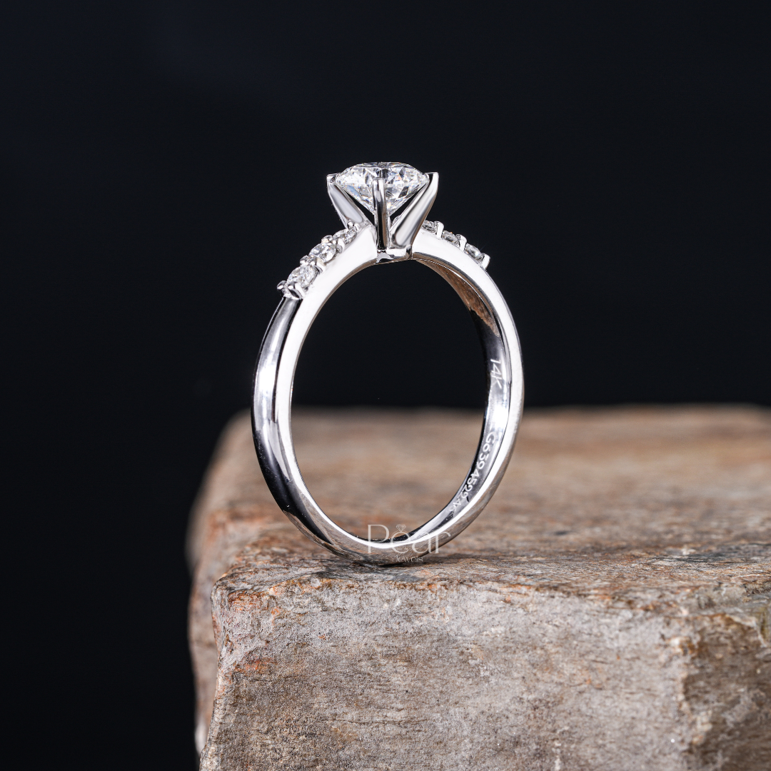 Seven-Stone Round Lab-Grown Diamond Ring