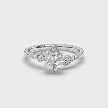 Pear Shape Solitaire Ring