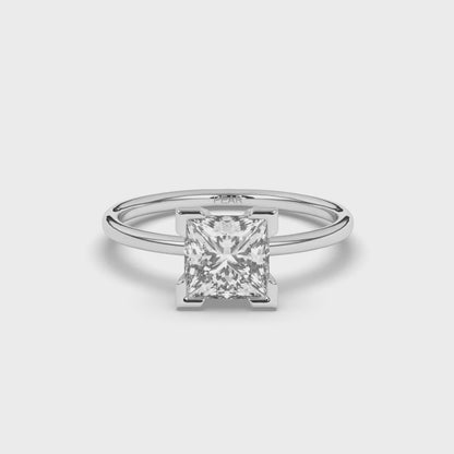 Princess Lab-Grown Diamond Ring in Prong Setting