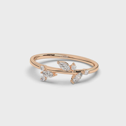 Fancy Marquise Lab-Grown Diamond Ring