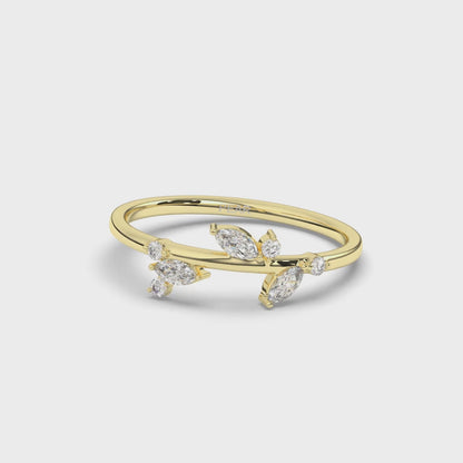 Fancy Marquise Lab-Grown Diamond Ring