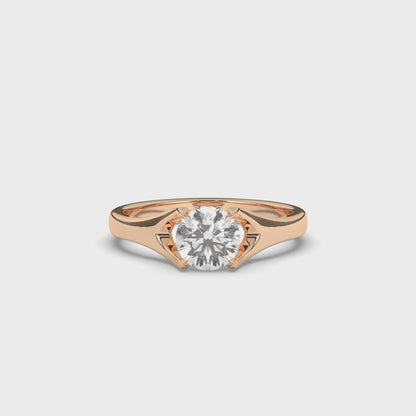 Lab-Grown Diamonds Classic Round Solitaire Ring