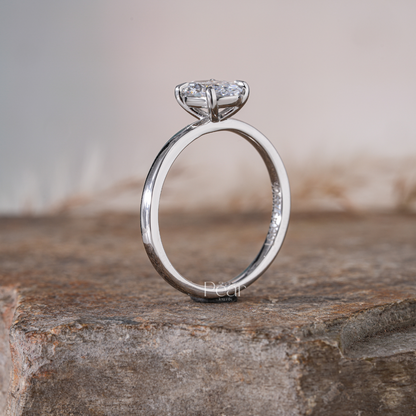 Oval Solitaire Lab Grown Diamond Ring